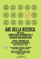 7/11: ABC DELLA RICERCA - Modulo base