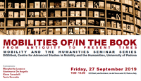 Mostra bibliografica: Mobilities of/in the book 